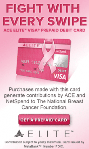 Pink ACE Elite Visa Card