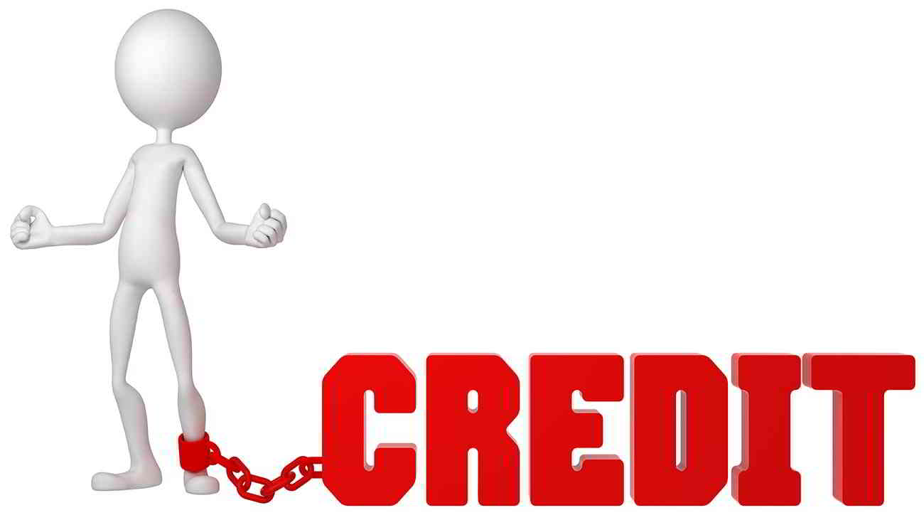 man restricted by credit rating