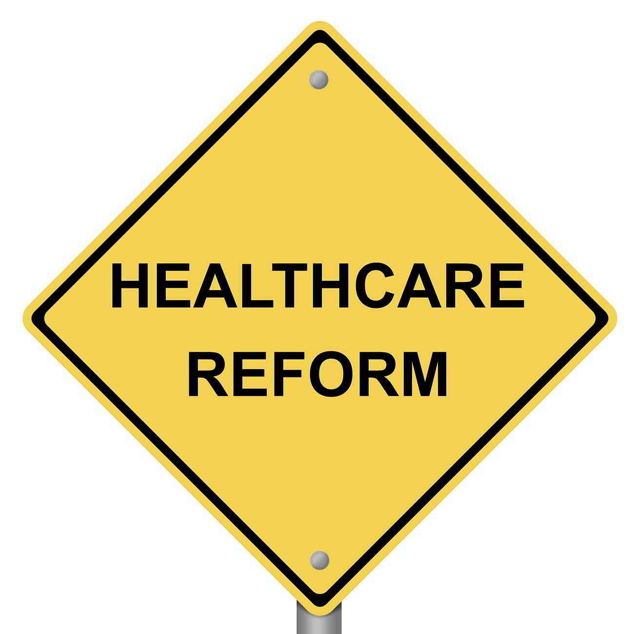 healthcare reform warning sign