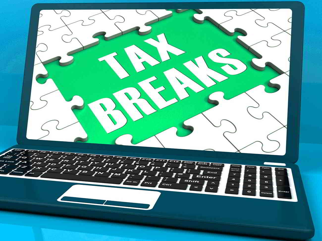 tax breaks sign