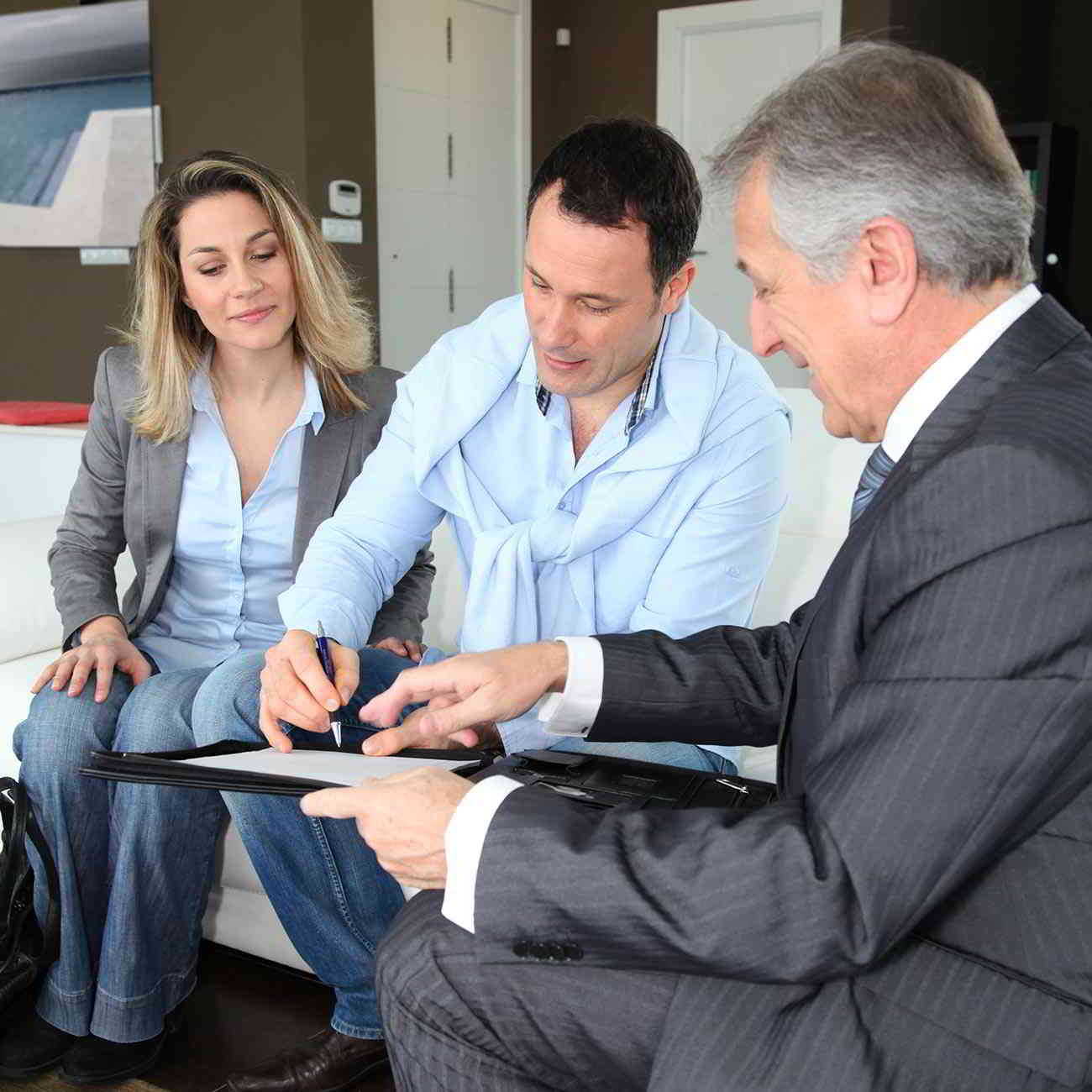 couple getting business loan