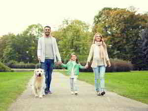 family at park