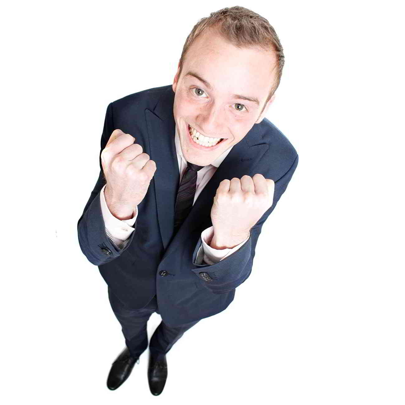 happy business man