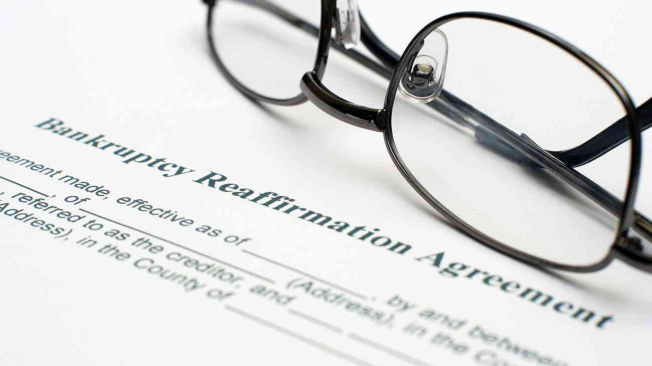 bankruptcy reaffirmation agreement