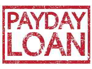 payday loan sign