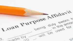 personal loan affidavit form