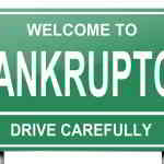 welcome to bankruptcy sign