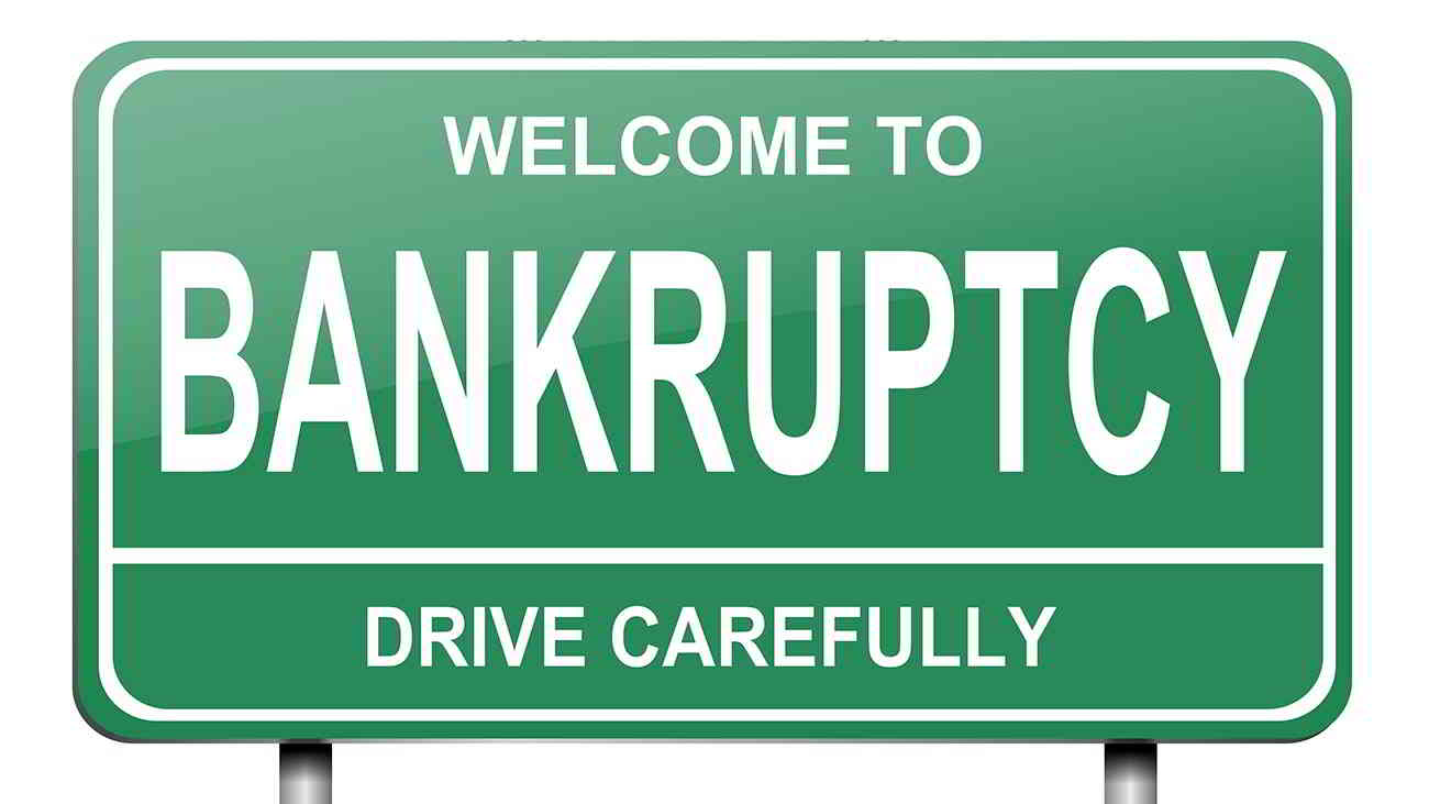 welcome to bankruptcy sign