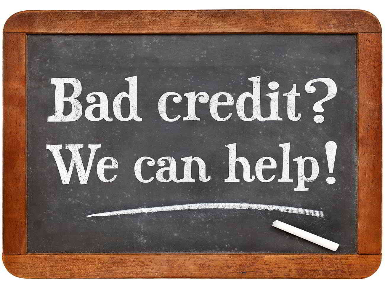 bad credit we can help sign