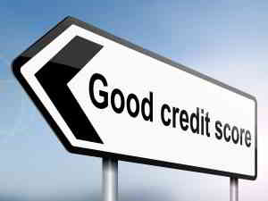 sign pointing to good credit