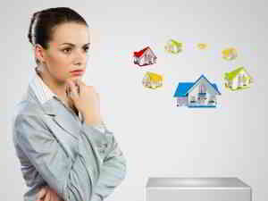 woman pondering mortgage loans