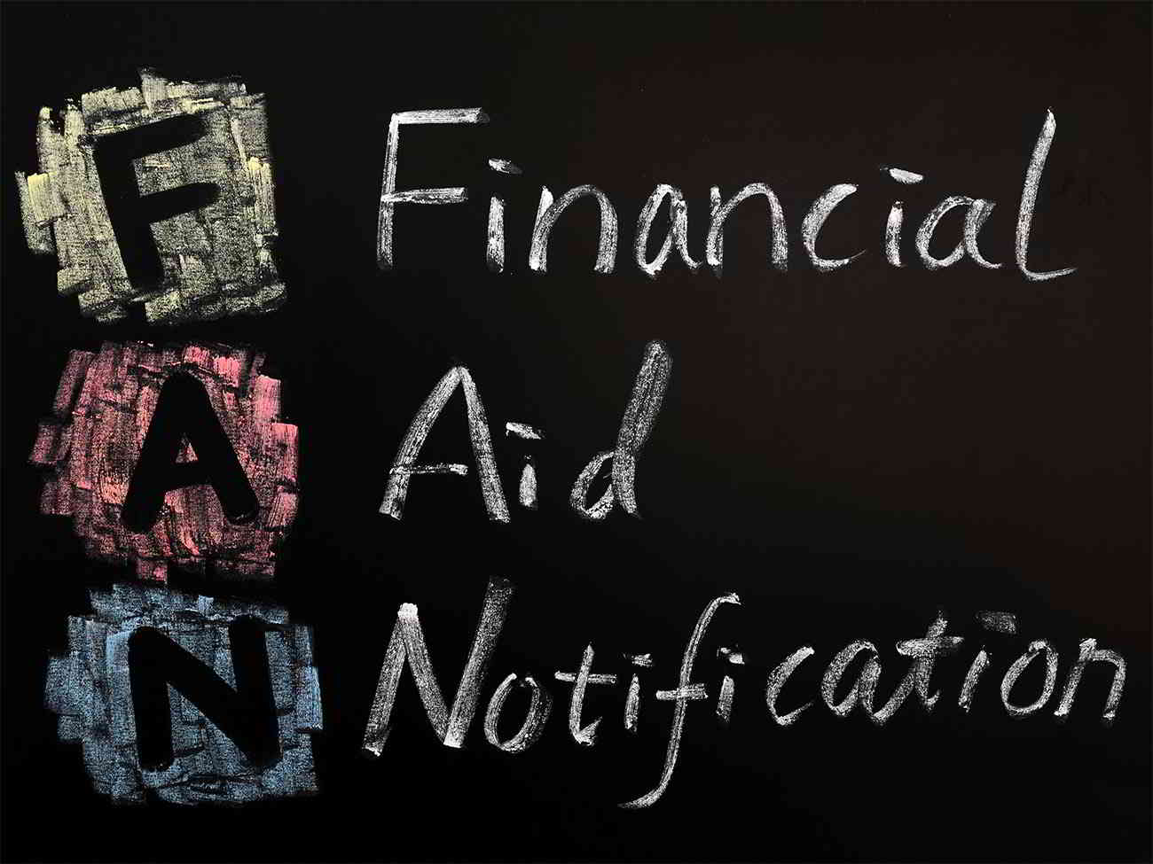 financial aid notification
