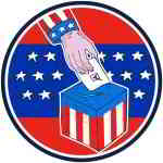 hand dropping vote in ballot box