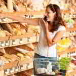 woman shopping at grocery store