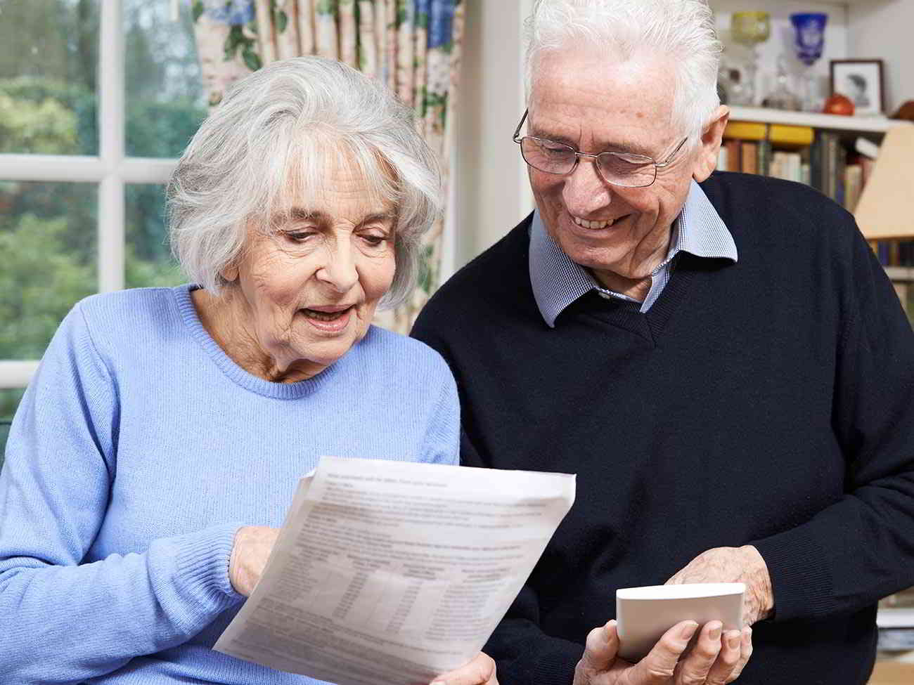 couple planning for retirement