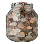 savings in a jar