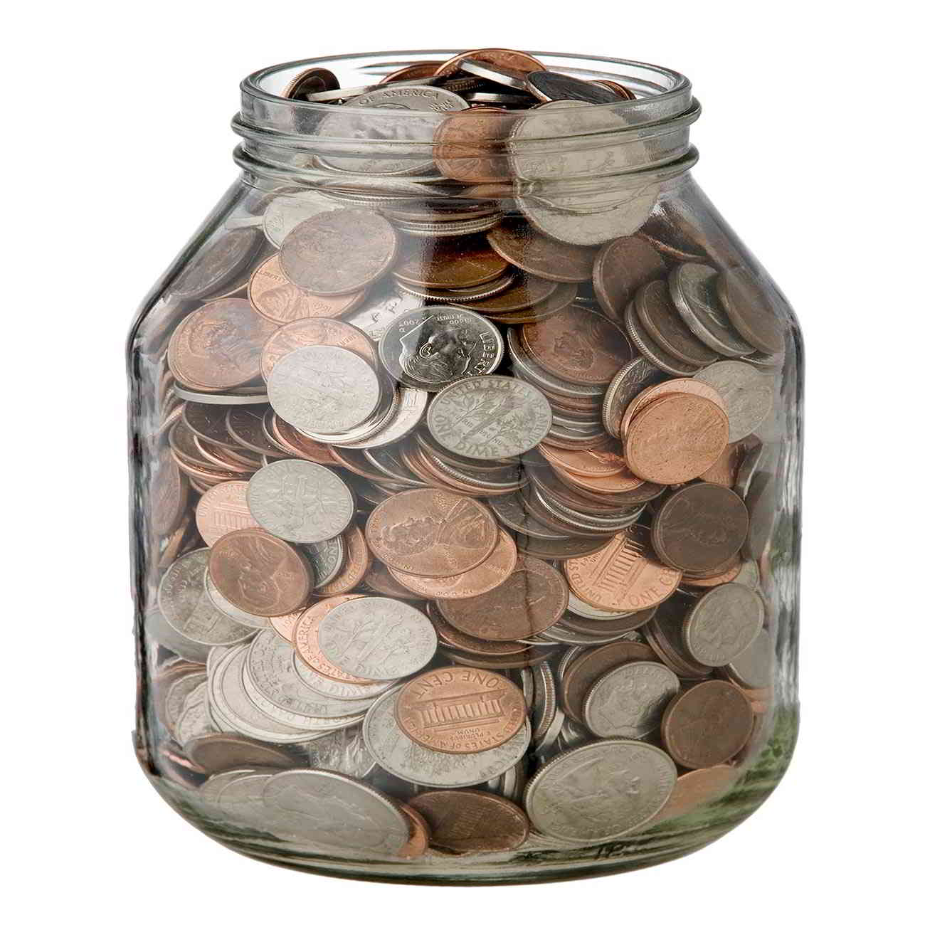 savings in a jar