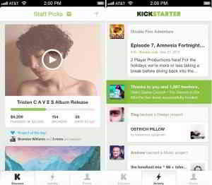 Kickstarter For iPhone