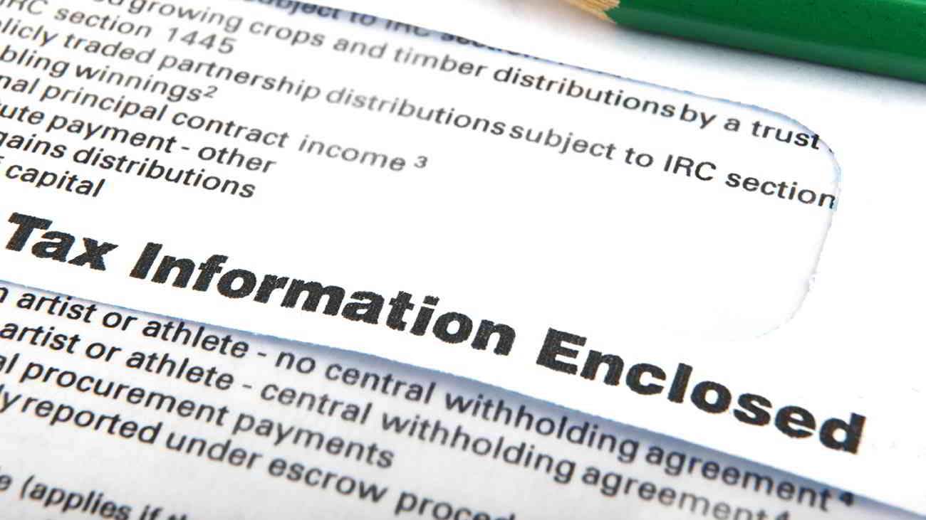 tax information envelope