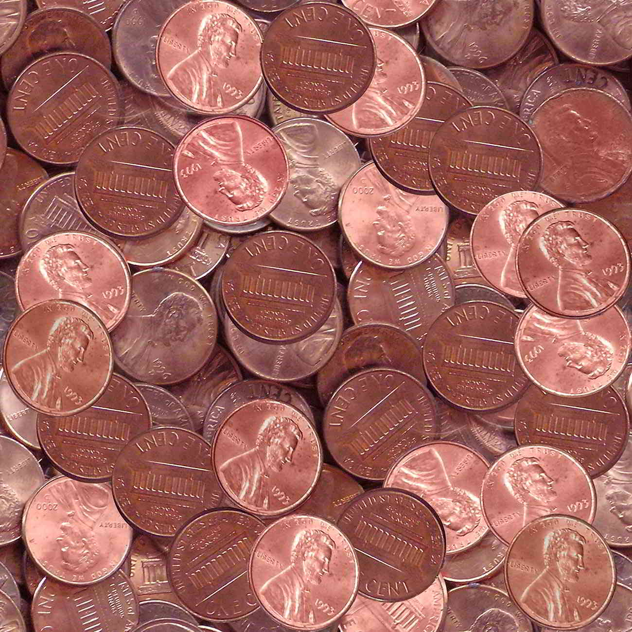 pile of pennies