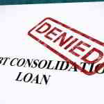 debt consolidation loan denied